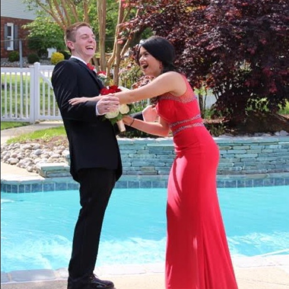 Long Red Prom Dress
